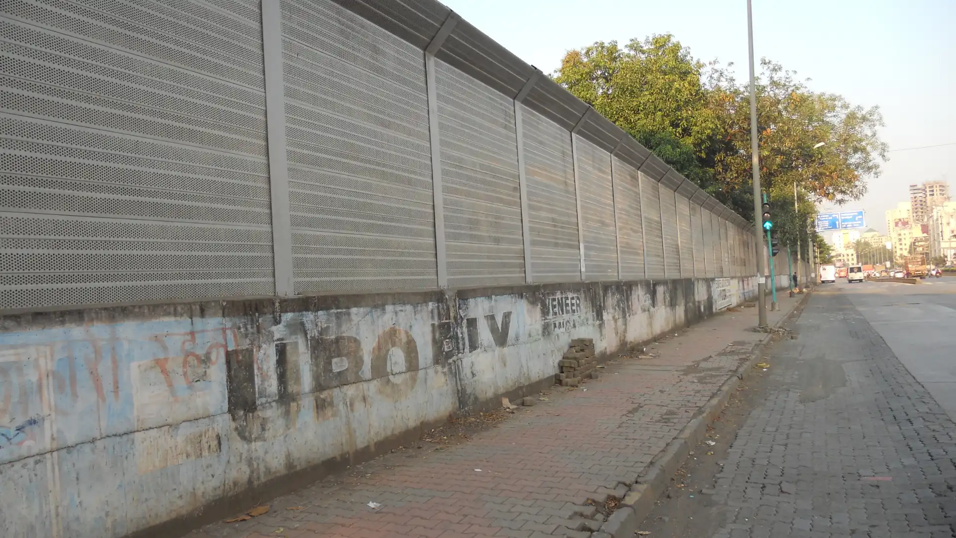 Indian Institute of Technology, Powai, Mumbai, Powai Wall, Boundary Wall, 2013 (3)
